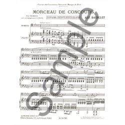 Alfred Bachelet: Morceau de Concours (Trombone & Piano)