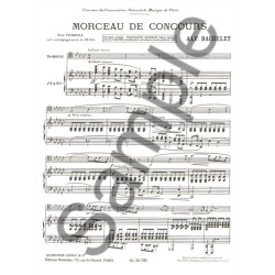 Alfred Bachelet: Morceau de Concours (Trombone & Piano)