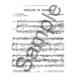 Paul Jeanjean: Pr&eacute;lude et Scherzo (Bassoon & Piano)