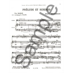 Paul Jeanjean: Pr&eacute;lude et Scherzo (Bassoon & Piano)