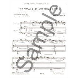 Max d' Ollone: Fantaisie orientale (Clarinet & Piano)