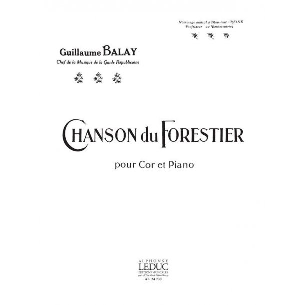 Guillaume Balay: Chanson du Forestier (Horn & Piano)
