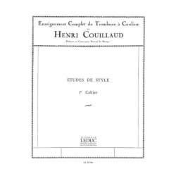 Henri Couillaud: Etudes de Style d'apr&egrave;s Bordogni Vol.1 (Trombone solo)
