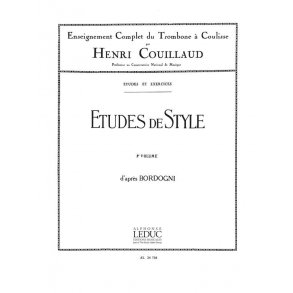 Henri Couillaud: Etudes de Style d'après Bordogni Vol.2 (Trombone solo)