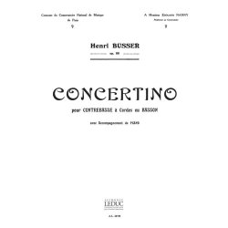 Henri B&uuml;sser: Concertino Op.80 (Bassoon & Piano)