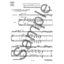 Henri B&uuml;sser: Concertino Op.80 (Bassoon & Piano)