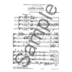 Robert Cl&eacute;risse: Cache-Cache (Saxophones 4)