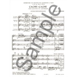 Robert Cl&eacute;risse: Cache-Cache (Saxophones 4)