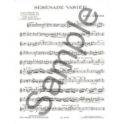 Robert Cl&eacute;risse: S&eacute;r&eacute;nade vari&eacute;e (Saxophone-Alto & Piano)