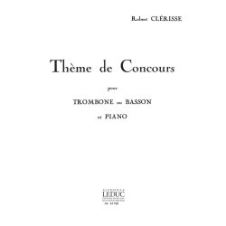 Robert Cl&eacute;risse: Th&egrave;me de Concours (Bassoon & Piano)