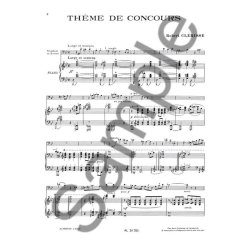 Robert Cl&eacute;risse: Th&egrave;me de Concours (Bassoon & Piano)