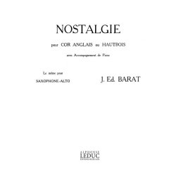 Jacques Ed. Barat: Nostalgie (Oboe & Piano)
