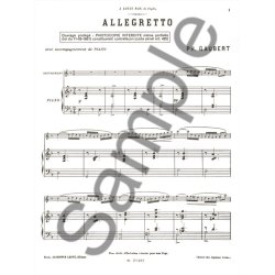 Philippe Gaubert: 2 Pi&egrave;ces No.2: Allegretto (Clarinet & Piano)