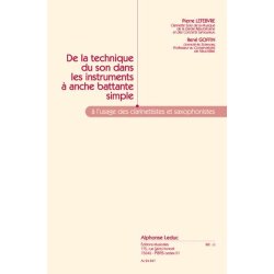 Lef&egrave;bvre P.& Goffin R.: De la Technique du Son dans les Instruments &agrave; Anche (Clarinet solo)