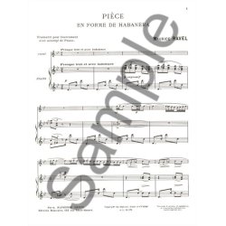Maurice Ravel: Pi&egrave;ce en Forme de Haba&ntilde;era