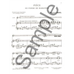 Maurice Ravel: Pi&egrave;ce en Forme de Haba&ntilde;era
