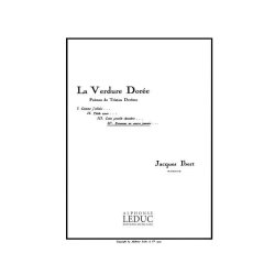 Ibert Verdure Doree No.4 Personne Ne Saura Mezzo Soprano & Pf Bk