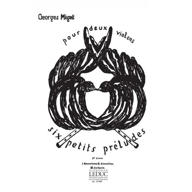 Georges Migot: 6 Petits Pr&eacute;ludes Vol.2 (Violins 2)