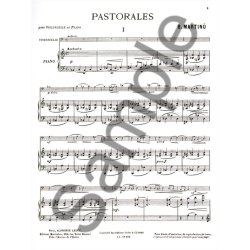 Bohuslav Martinu: Six Pastorales (Cello And Piano)