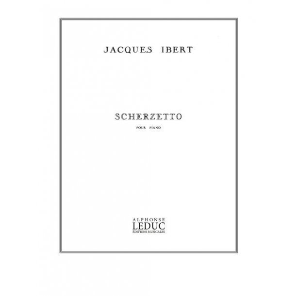 Jacques Ibert: Scherzetto (Piano solo)