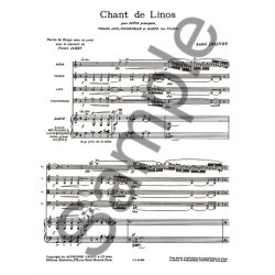 Andr&eacute; Jolivet: Chant de Linos (Quintet-Mixed)