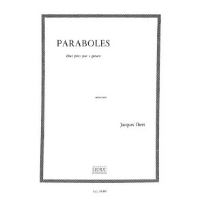 Jacques Ibert: Paraboles, 2 Pièces (Guitars 2)