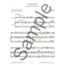 Georg Philipp Telemann: Sonata In C Minor (Alto Saxophone/Piano)