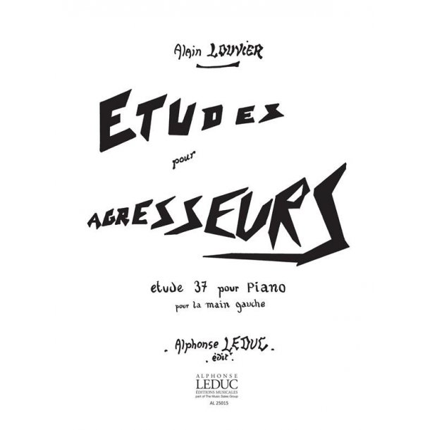 Alain Louvier: Etude 37 (Piano solo)