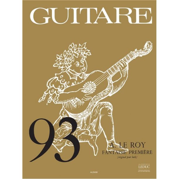 Adrien le Roy: Fantaisie No.1 (coll. Guitare No.93) (Guitar solo)