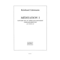 Reinhard L&uuml;ttmann: M&eacute;ditation I (Oboe solo)
