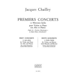 Jacques Chailley: Premiers Concerts, 12 Morceaux faciles (Violin & Piano)