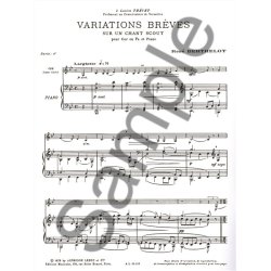 Ren&eacute; Berthelot: Variations br&egrave;ves sur un Chant scout (Horn & Piano)