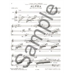 Jean Michel Defaye: Alpha (Horn & Piano)