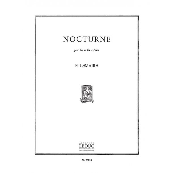F&eacute;lix Lemaire: Nocturne (Horn & Piano)