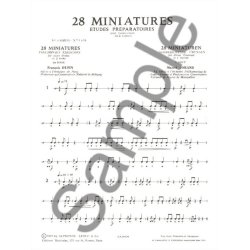 Marcel &amp; Fran&ccedil;ois Jorand M.&amp; Dupin F.: 28 Miniatures Vol.1 (Percussion solo)