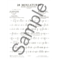 Marcel &amp; Fran&ccedil;ois Jorand M.&amp; Dupin F.: 28 Miniatures Vol.1 (Percussion solo)