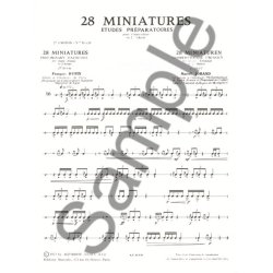 Marcel & Fran&ccedil;ois Jorand M.& Dupin F.: 28 Miniatures Vol.2 (Percussion solo)