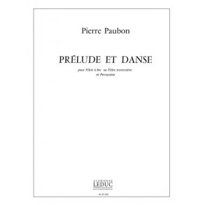 Pierre Paubon: Prélude et Danse (Flute & Percussion)