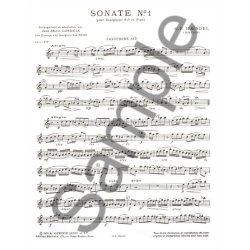 George Frideric Handel: Sonata No.1 Op.1 No.8 (Tenor Saxophone/Piano)