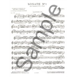 George Frideric Handel: Sonata No.1 Op.1 No.8 (Tenor Saxophone/Piano)