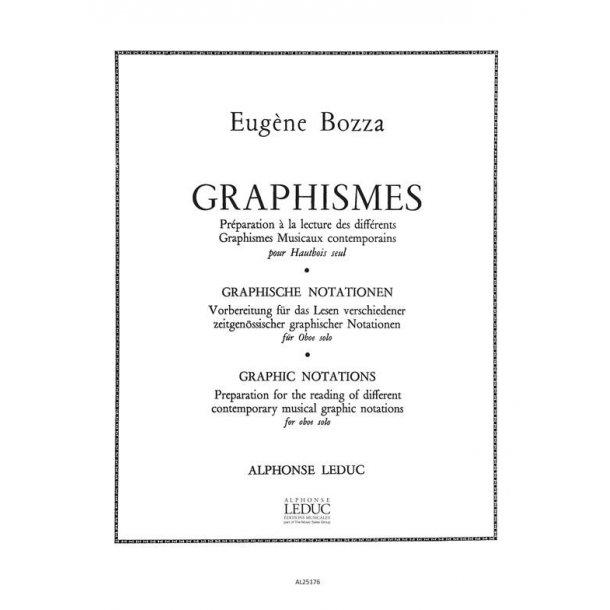 Eug&egrave;ne Bozza: Graphismes (Oboe solo)
