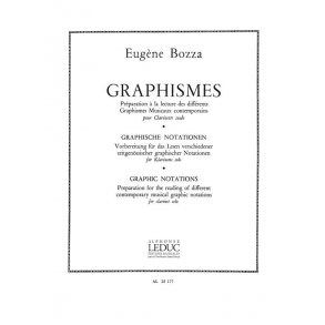 Eugène Bozza: Graphismes (Clarinet solo)