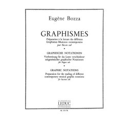 Eug&egrave;ne Bozza: Graphismes (Bassoon solo)