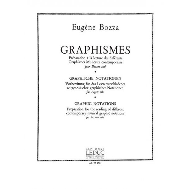 Eug&egrave;ne Bozza: Graphismes (Bassoon solo)