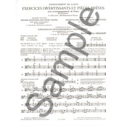 Marie-Th&eacute;r&egrave;se Chailley: Exercices divertissants et Pi&egrave;ces br&egrave;ves Vol.1 (Viola solo)