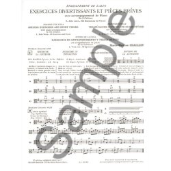 Marie-Th&eacute;r&egrave;se Chailley: Exercices divertissants et Pi&egrave;ces br&egrave;ves Vol.1 (Viola solo)