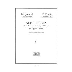 Marcel & Fran&ccedil;ois Jorand M.& Dupin F.: 7 Pi&egrave;ces Vol.2 (Percussion(s) & Piano)