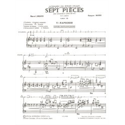 Marcel & Fran&ccedil;ois Jorand M.& Dupin F.: 7 Pi&egrave;ces Vol.3 (Percussion(s) & Piano)