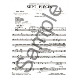 Marcel & Fran&ccedil;ois Jorand M.& Dupin F.: 7 Pi&egrave;ces Vol.4 (Percussion(s) & Piano)