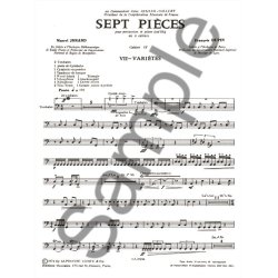 Marcel & Fran&ccedil;ois Jorand M.& Dupin F.: 7 Pi&egrave;ces Vol.4 (Percussion(s) & Piano)